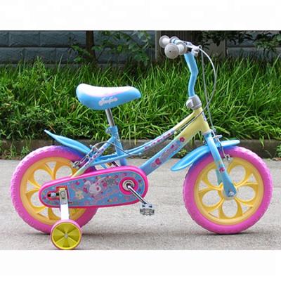 China China Steel Children Bike 4 Wheels Children Plastic Bicycles for sale