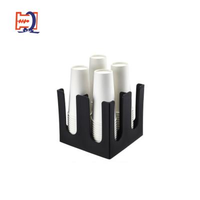 China QiangHong Coffee Cup Holder Tea Light Viable Plastic Disposable Paper Cup Holder for sale