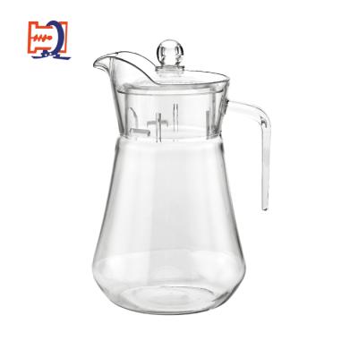 China Juice Jug 2L Large Capacity Filter Teapot Viable Transparent Water Bottle for sale