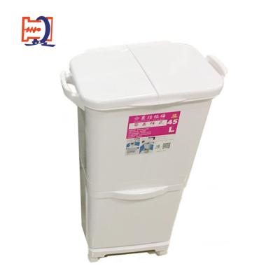 China Pressing Type Foot Pedal New Style Household Factory Price Plastic Garbage Bin Waste Bin Plastic Trash Can for sale