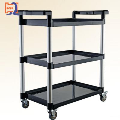 China Commercial Restaurant Kitchen Hotel And Hospital Food Serving Plastic Serving Cart for sale