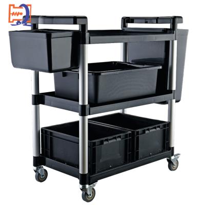 China Folding Hotel/Restaurant/Kitchen Hotel Kitchen Plastic Food Carts Carts for sale