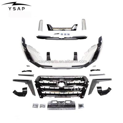 China Hot Selling PP+ABS Quality Limgene Body Kit Front Bumper Grill Rear Bumper Best For Land Cruiser LC200 2016 New Design 2020 LC200 kit for sale