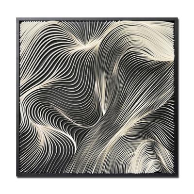 China For Home Decor 3D Curved Paper Artwork Great Wall Art For Home Decor for sale