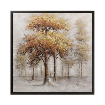 China Wholesale Abstract Canvas Art Modern Trees Wall Painting for Home Decoration for sale