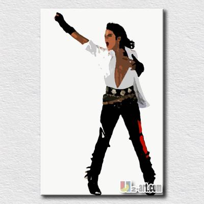 China Modern Popular Wall Poster Michael Jackson Pop Art Paintings for sale