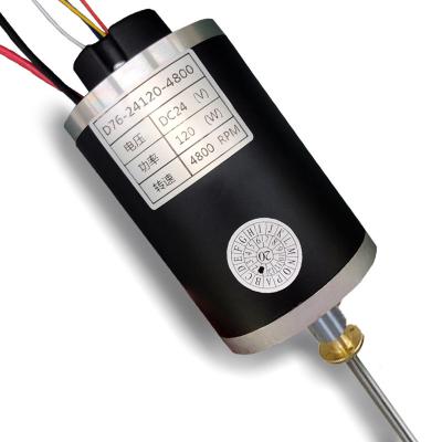 China Totally Enclosed Small PMDC 12V 24V DC Motor 4800 Rpm Electric High Speed ​​Motor With Long Shaft for sale