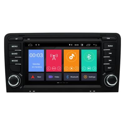 China GPS For Audi A3 8P 2003-2012 Android Auto Radio Player 7 Inch 2 DIN Portable Car GPS Navigation Multimedia for sale