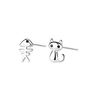 China TRENDY Cute Girl Cat Earrings With Customization Wholesale for sale