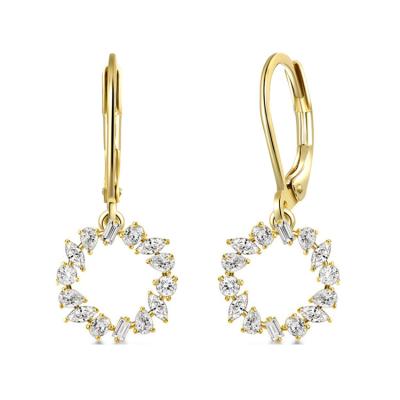 China TRENDY Cute Children's Earrings With Jewelry with Gold Plated Flashing AAA+CZ Low Allergy Suitable for Girls for sale