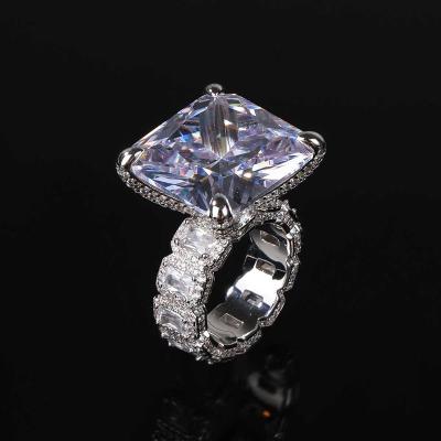 China Romantic Newly Designed Moissanite Rings Suitable For Both Men And Women, Plated In 14k And 18k Gold For Fashion And Luxury for sale