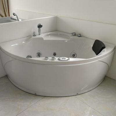 China Freestanding High Quality Corner Massage Whirlpool Bathtub Jaccuzi for sale