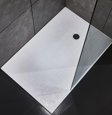 China Modern Stone Texture Resin Pan Shower Base Trays for sale