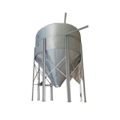 China Easy Assembled Poultry Farm Pig Fodder Silo Customized Storage Bins Galvanized Feed Tower For Livestock House for sale