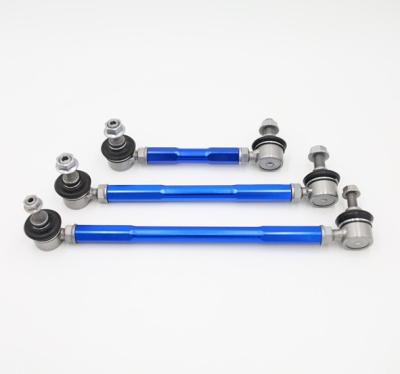 China STICHLER Universal Front Stabilizer Sway Bar End Adjustable Link Length 100-400mm M10 M12 95*115 for sale