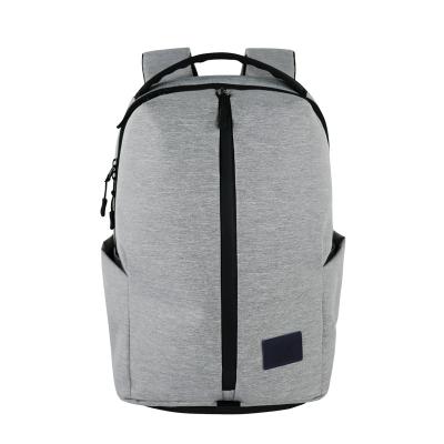 China Fashion Anti-theft PU Coating Private Label Gray For Waterproof Daily Lightweight Backpack For Travel With Shoes Pocket for sale