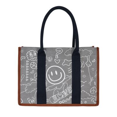 China Other Hot Selling Cotton Eco Friendly Shopping Tote Bag With Custom Printed Logo for sale