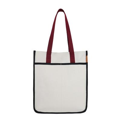 China 2022 New Style Big Logo Handle Storage Canvas Bags Custom Made Eco-Friendly Fashion for sale