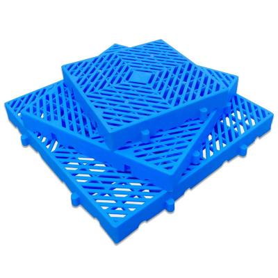 China plastic single sided splicing moisture proof board tray800*800 mat warehouse board breeding plastic mat board for sale