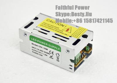 Chine alimentation d'énergie à courant continu de commutation de l'alimentation d'énergie de bande de 1.3A 12V LED 15Watt DC12V à vendre