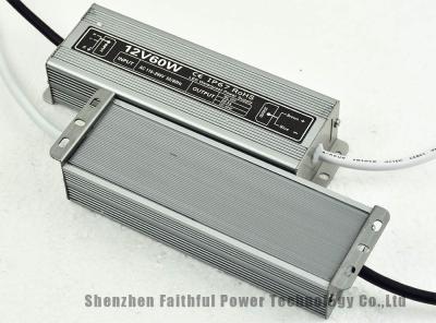 中国 60W防水シャーシの台紙12V 24V LEDのストリップの60ワット230V AC DC LEDの運転者を電源 販売のため