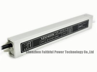 Κίνα 40W 12VDC 24DC στεγανοποιούν την παροχή ηλεκτρικού ρεύματος προγράμματος φωτισμού των οδηγήσεων παροχής ηλεκτρικού ρεύματος SMPS των οδηγήσεων IP67 προς πώληση