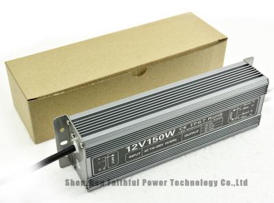 中国 150ワット防水LEDのストリップの電源の単一の出力IP67 DC12V DC24V運転者 販売のため