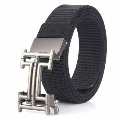 China Newly Outdoor Durable Mens Leisure Sports Breathable Durable Metal Automatic Belt for sale