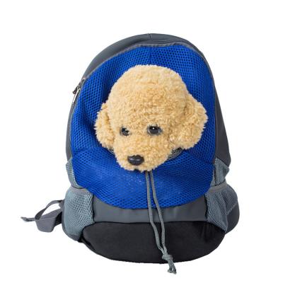 China One Shoulder Cat and Dog Travel Pet Bag Mesh Breathable Portable Pet Cross Backpack for sale