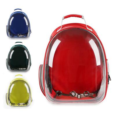 China New Sustainable Portable Transparent Pet Cat Bag Space Bag Cat And Dog Backpack Backpack for sale