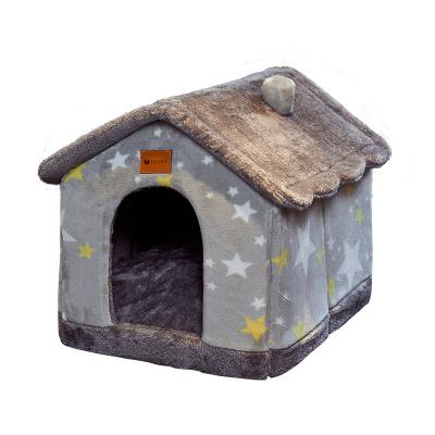 China Viable Cat House Villa Kennel Wholesale Four Seasons General Warm Baby Cat House Pet Included Supplies for sale