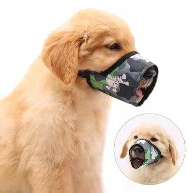 China New viable model dog muzzle anti-bite anti-bark, anti-eating adjustable dog anti-bark dog muzzle for sale