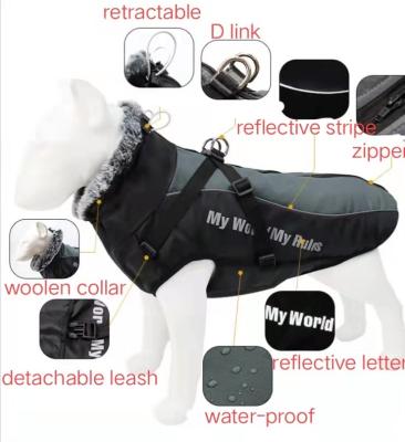 China Sustainable Pet Clothes Fall And Reflective Warm Dog Clothes New Winter Dog Clothes for sale