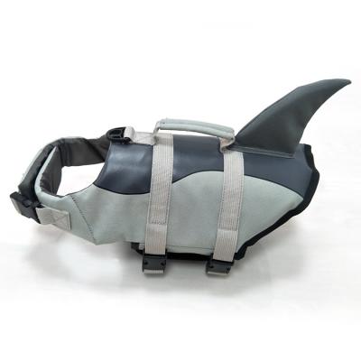 China Summer Viable Use Dog Suit Safety Swimming Costume Swimming Mermaid Shark Vest Rescue Pet Border E-commerce Popular for sale