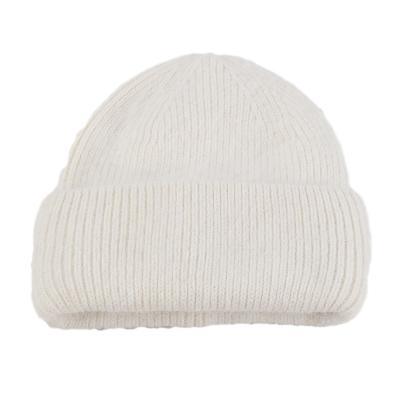 China COMMON Beanie Hat For Women Winter Hat Knit Warm Rabbit Fur Hood Female Beanie For Girl Hat for sale