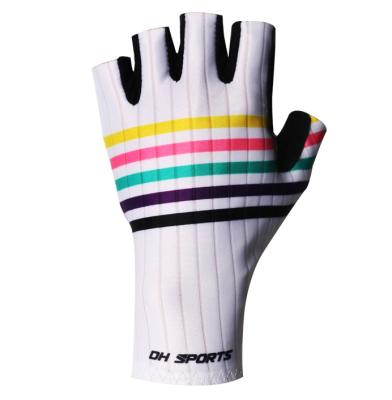 China Comfortable Cycling Gloves Mountain Bike Gloves Racing Anti Slip Cushioning Padded Breathable Half Finger for sale