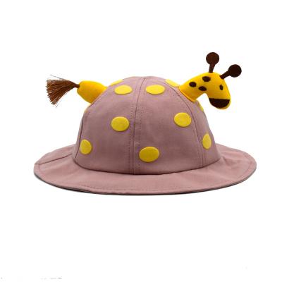 China Wholesale Cute Animals Small Bucket Custom Children Character Baby Outdoor Bucket Hat for sale