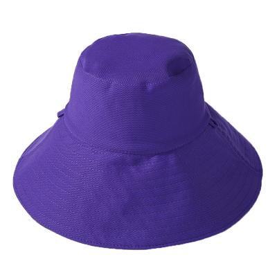 China Simple Character Double Sided Foldable Summer Wide Brim Hat Women Bucket Hat for sale