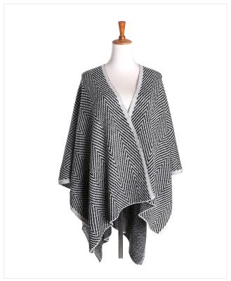 China Cashmere Women's Winter Cashmere Shawl For Evening Party Faux Fur Coat Cloak Shawl for sale