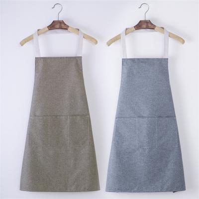 China High Quality Canvas Long Baker Cooling Apron Cheap Wholesale Baking Sleeveless Apron for sale