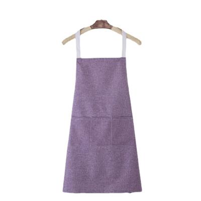 China Cotton Fabric Casual Customized Apron With Logo Custom In Cotton for sale