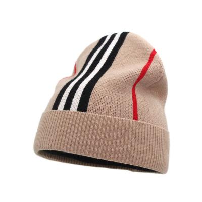 China COMMON Wholesale Most Popular Protection warm winter outdoor Jacquard embroidered ski custom knitted beanie hat for sale