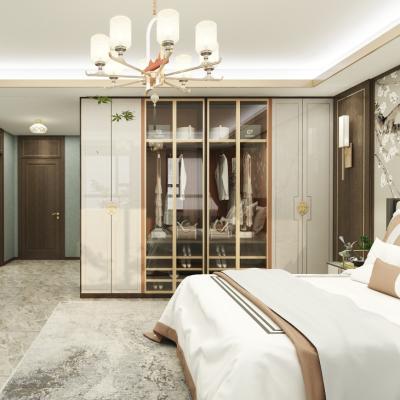 China Factory Supply Adjustable Wardrobes (Others) Bedroom Closet Modern Design Professional Wardrobes for sale