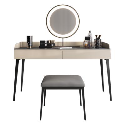 China 2021 Hot Sale Others Adjustable Portable Dresser Mirror Modern Makeup Table for sale