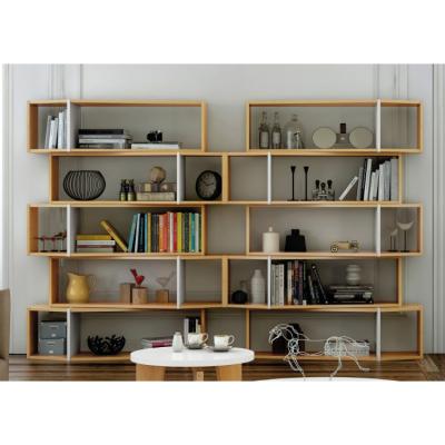 China Adjustable living room bookcase wall bookcase (the other) bookshelf melamine wood bookcase for sale