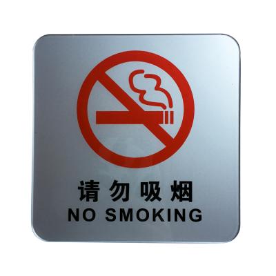 China Eco - Friendly Creative Acrylic No Smoking Door Indicator Sign for sale