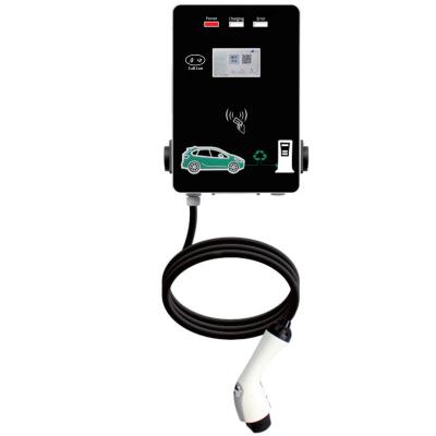 China 7KW Walbox Electric Vehicle Charging Station AC EV Charger Wall Mounted Electric Car EV Charging Station for sale