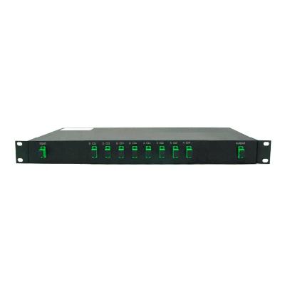 China Telecom 8 Channels 1U Rack Mount DWDM OADM Module Add Simplex Drop Multiplexer East or West for sale