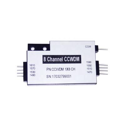 China FTTH 8 channel CCWDM mini cwdm compact wdm module mux demux for sale