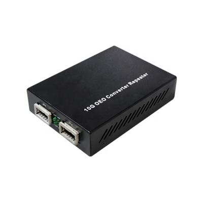 China 10G Ethernet Fiber Optic 10G OEO 3R Repeater 10GB Media Converter XFP to XFP Slot for 10Gbase Ethernet for sale